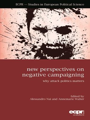 cover image of New Perspectives on Negative Campaigning